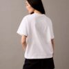 Camiseta de cuello redondo con corte holgado y logotipo estándar
