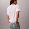 Camiseta de cuello redondo con corte holgado y logotipo estándar