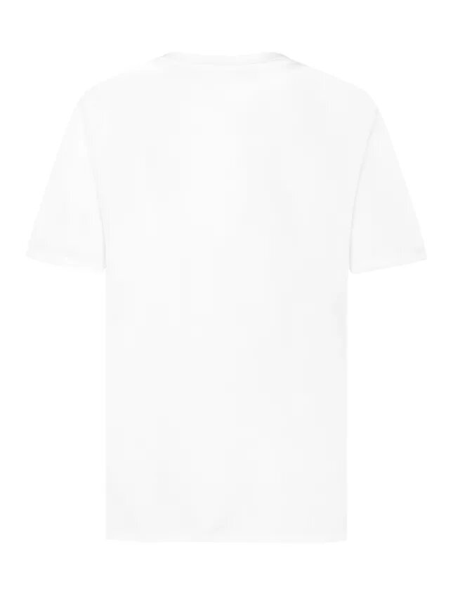 Camiseta de cuello redondo con el logotipo de CK en mayúsculas para niños Camiseta de cuello redondo con el logotipo de CK en mayúsculas para niños