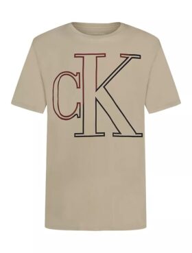 Camiseta de cuello redondo con Monogram oversize para niños