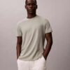 Camiseta de cuello redondo de algodón Supima Camiseta de cuello redondo de algodón Supima