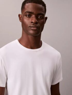 Camiseta de cuello redondo de algodón Supima