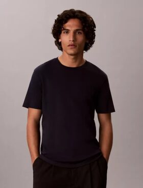 Camiseta de cuello redondo de algodón Supima