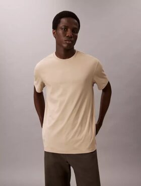 Camiseta de cuello redondo de algodón Supima