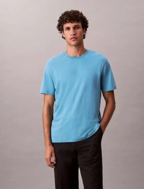 Camiseta de cuello redondo de algodón Supima