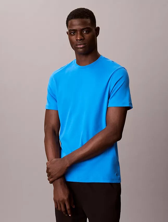 Camiseta de cuello redondo de algodón Supima Camiseta de cuello redondo de algodón Supima