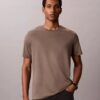 Camiseta de cuello redondo de algodón Supima Camiseta de cuello redondo de algodón Supima