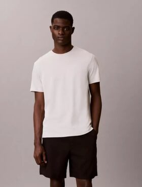 Camiseta de cuello redondo de algodón Supima