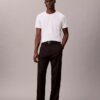 Camiseta de cuello redondo de algodón Supima Camiseta de cuello redondo de algodón Supima
