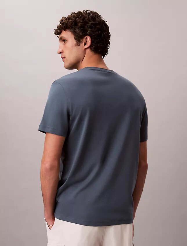 Camiseta de cuello redondo de algodón Supima Camiseta de cuello redondo de algodón Supima