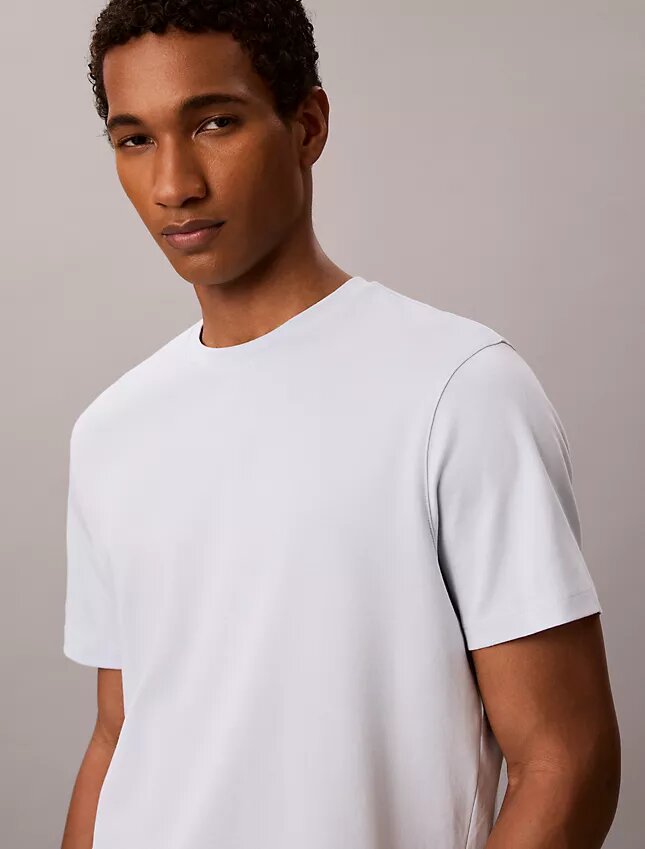 Camiseta de cuello redondo de algodón Supima Camiseta de cuello redondo de algodón Supima