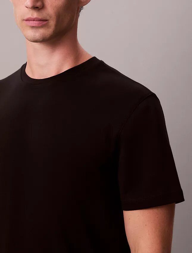 Camiseta de cuello redondo de algodón Supima Camiseta de cuello redondo de algodón Supima