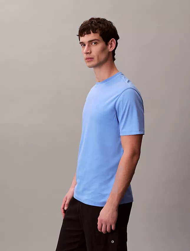 Camiseta de cuello redondo de algodón Supima Camiseta de cuello redondo de algodón Supima