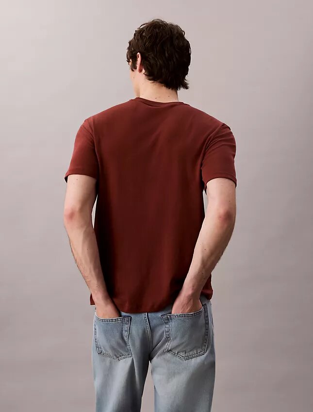 Camiseta de cuello redondo de algodón Supima Camiseta de cuello redondo de algodón Supima