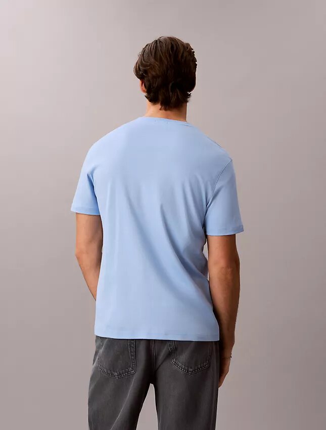 Camiseta de cuello redondo de algodón Supima Camiseta de cuello redondo de algodón Supima