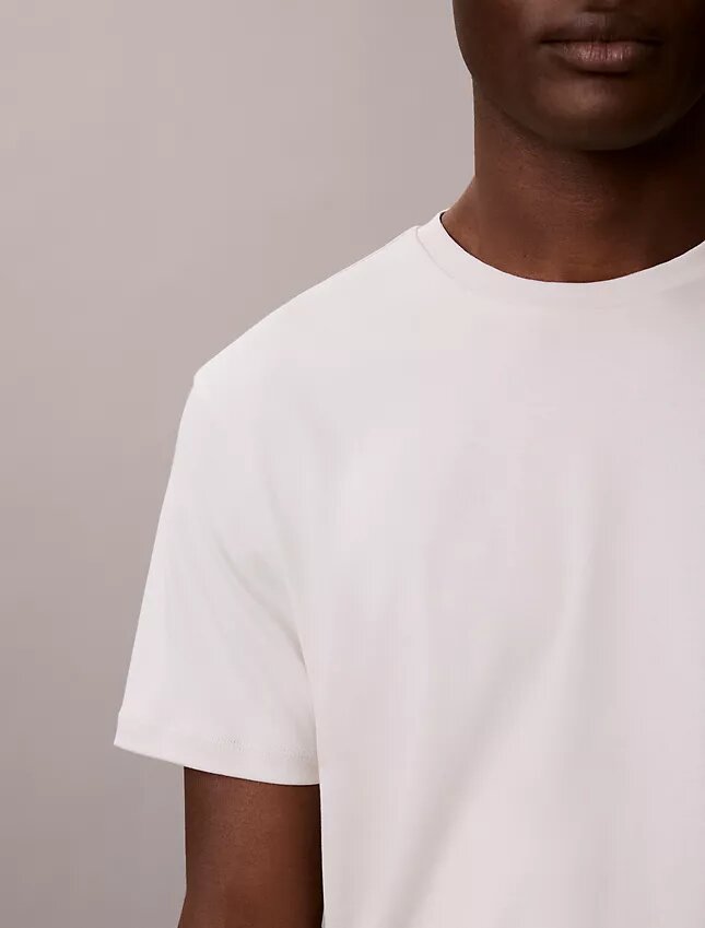 Camiseta de cuello redondo de algodón Supima Camiseta de cuello redondo de algodón Supima