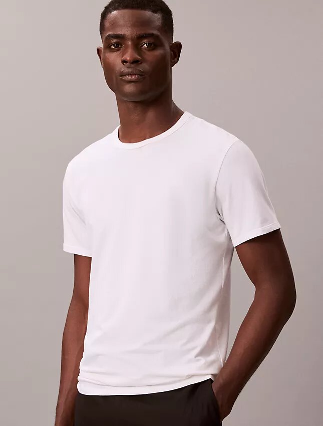 Camiseta de cuello redondo de algodón Supima Camiseta de cuello redondo de algodón Supima