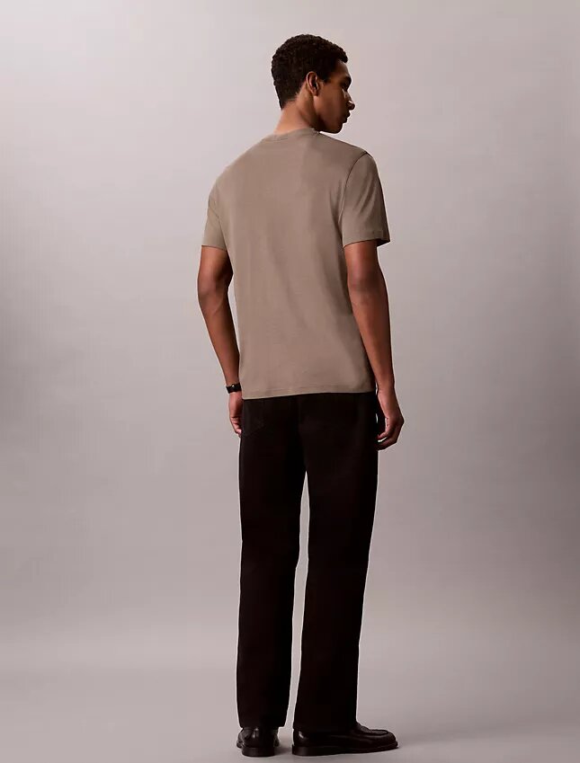 Camiseta de cuello redondo de algodón Supima Camiseta de cuello redondo de algodón Supima