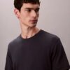 Camiseta de cuello redondo de algodón Supima Camiseta de cuello redondo de algodón Supima