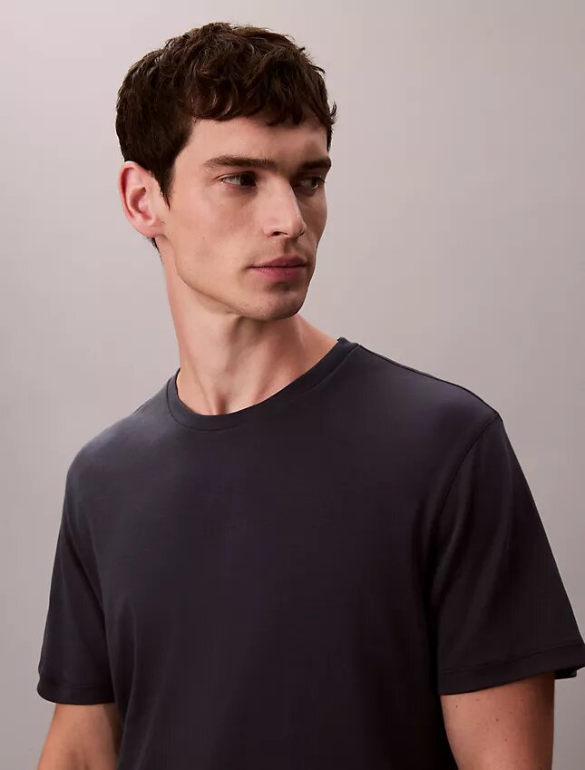 Camiseta de cuello redondo de algodón Supima Camiseta de cuello redondo de algodón Supima