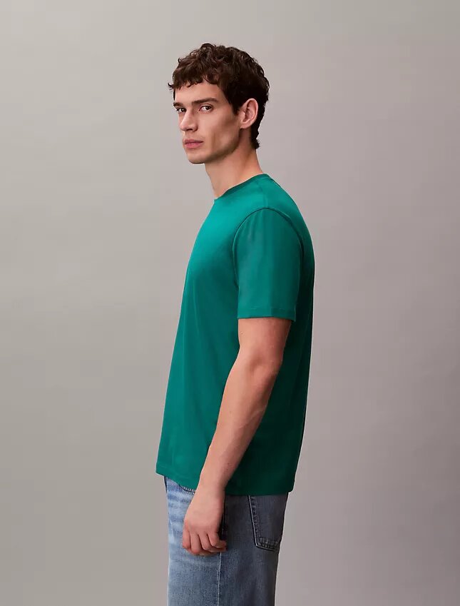 Camiseta de cuello redondo de algodón Supima Camiseta de cuello redondo de algodón Supima