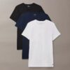 Camiseta de cuello redondo de corte clásico, paquete de 3, Cotton Classics Camiseta de cuello redondo de corte clásico, paquete de 3, Cotton Classics