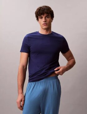 Camiseta de cuello redondo de corte clásico, paquete de 3, Cotton Classics Camiseta de cuello redondo de corte clásico, paquete de 3, Cotton Classics
