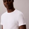 Camiseta de cuello redondo de corte clásico, paquete de 3, Cotton Classics