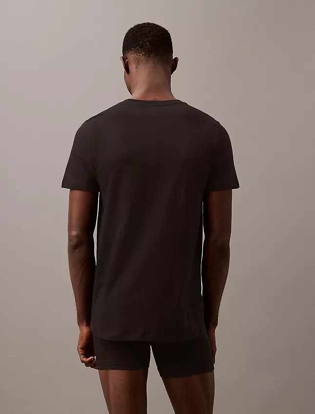 Camiseta de cuello redondo de corte clásico, paquete de 3, Cotton Classics Camiseta de cuello redondo de corte clásico, paquete de 3, Cotton Classics