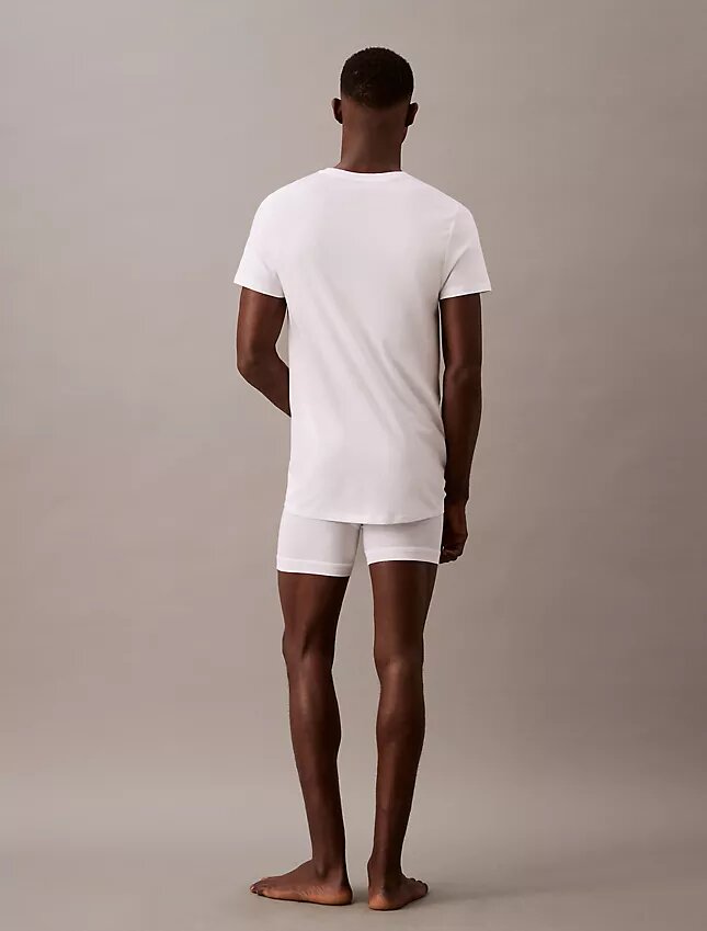 Camiseta de cuello redondo de corte clásico, paquete de 3, Cotton Classics Camiseta de cuello redondo de corte clásico, paquete de 3, Cotton Classics