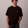 Camiseta de cuello redondo holgada con logotipo de archivo Camiseta de cuello redondo holgada con logotipo de archivo