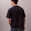 Camiseta de cuello redondo holgada con logotipo de archivo Camiseta de cuello redondo holgada con logotipo de archivo