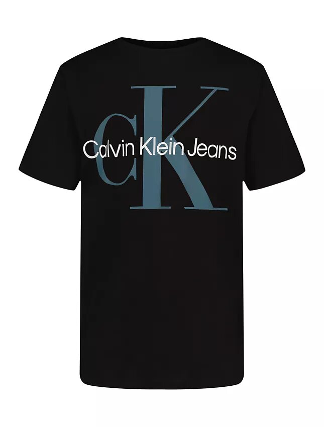 Camiseta de cuello redondo oversize con Monogram para niños Camiseta de cuello redondo oversize con Monogram para niños