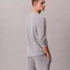 Camiseta de dormir Henley de punto waffle Camiseta de dormir Henley de punto waffle