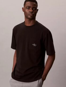 Camiseta de dormir Icon Cotton Stretch con monograma