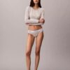 Camiseta de manga larga con Bralette, de algodón Modal, ligeramente forrada