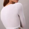 Camiseta de manga larga con Bralette, de algodón Modal, ligeramente forrada Camiseta de manga larga con Bralette, de algodón Modal, ligeramente forrada