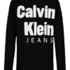 Camiseta de manga larga con el logotipo Ckj en negrita para niños Camiseta de manga larga con el logotipo Ckj en negrita para niños