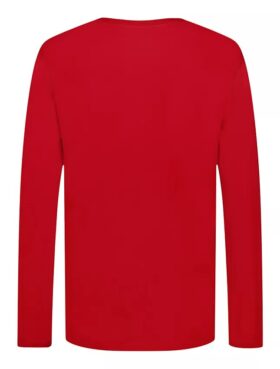 Camiseta de manga larga con el logotipo Ckj en negrita para niños