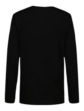 Camiseta de manga larga con el logotipo Ckj en negrita para niños