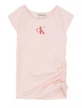 Camiseta de niñas Monólogo con fruncido lateral
