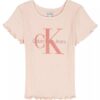 Camiseta de punto acanalado Monólogo para niñas Camiseta de punto acanalado Monólogo para niñas