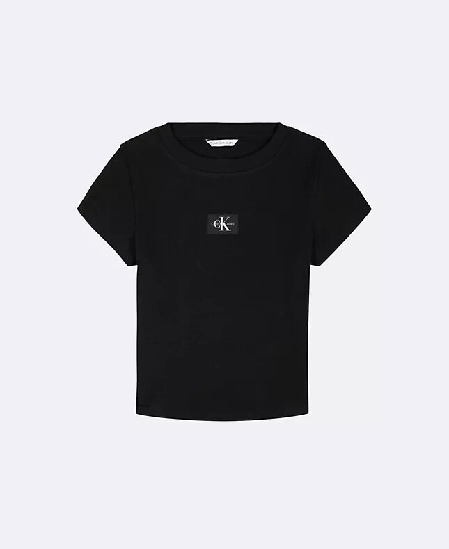 Camiseta de punto acanalado Monólogo para niñas Camiseta de punto acanalado Monólogo para niñas