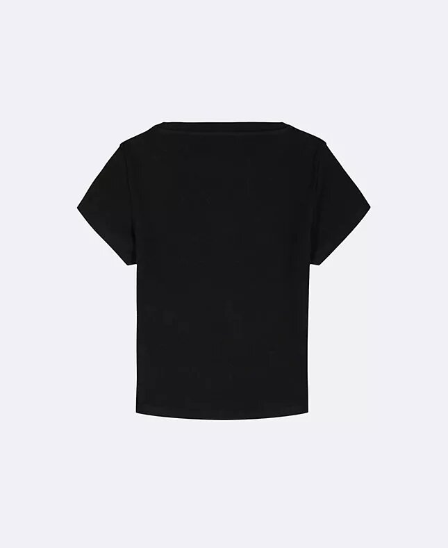 Camiseta de punto acanalado Monólogo para niñas Camiseta de punto acanalado Monólogo para niñas