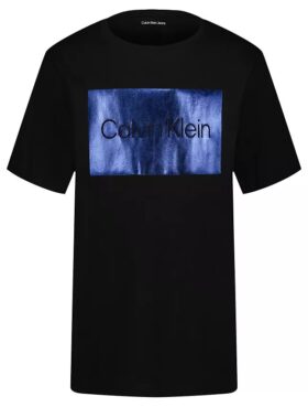 Camiseta gráfica con logotipo CK Be en lámina para niños