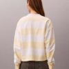 Camiseta Henley con rayas universitarias