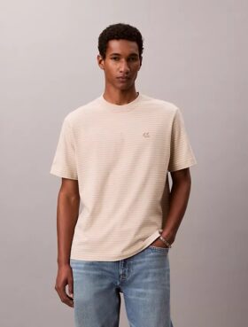 Camiseta holgada a rayas