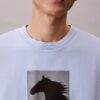 Camiseta holgada con estampado del Año Nuevo Lunar Camiseta holgada con estampado del Año Nuevo Lunar