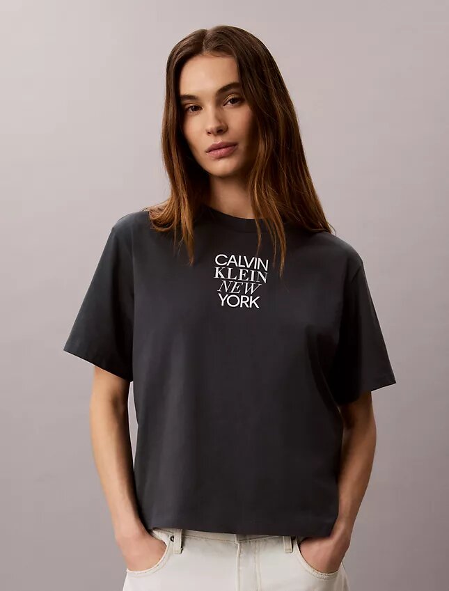 Camiseta holgada con estampado fotográfico CK Ny Camiseta holgada con estampado fotográfico CK Ny