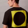 Camiseta holgada con gráfico circular